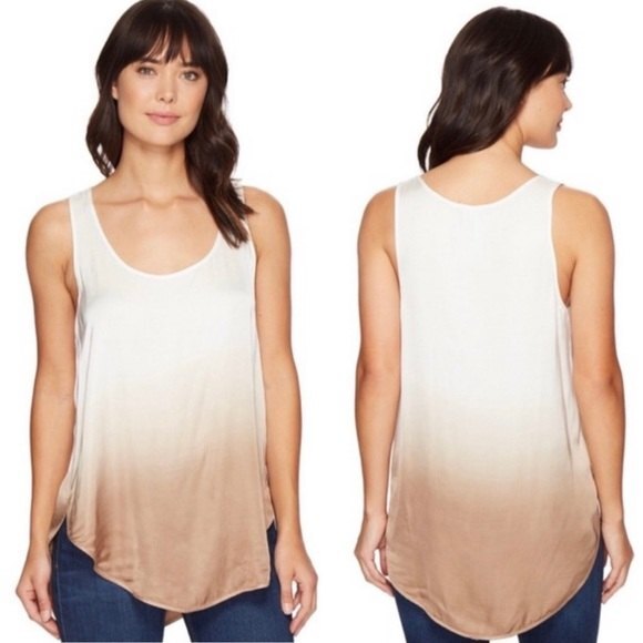 HEATHER BY BORDEAUX Women's Small Tank Top Lightweight 100% Viscose Neutral NEW - Picture 1 of 15